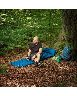 Mata turystyczna z pompką NILS Camp NC4006 turkusowa