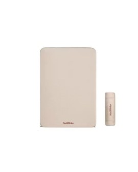 Mata samopompująca wide sleeping pad double 6cm nh20dz002-beige NATUREHIKE