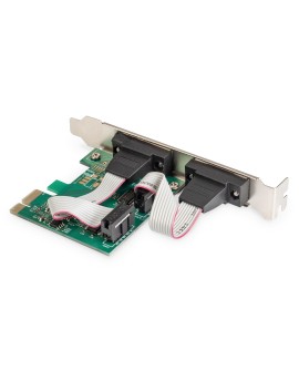 Kontroler RS232 PCI Express 2xDB9Low Profile, Chipset: AX99100