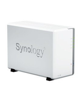 NAS Synology DS223j Tower 2x (3.5" SATA HDD) Realtek RTD1619B ,1 GB DDR4, 1x 1GbE RJ-45