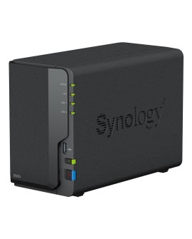 NAS Synology DS223 Tower 2x (3.5" SATA HDD)/2.5" HDD SSD) Realtek RTD1619B ,2GB DDR4, 1x 1GbE RJ-45