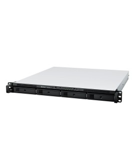 NAS Synology RS822RP+ 1U RACK 4x (3.5" SATA HDD/2.5" SATA SSD) AMD Ryzen V1500B 2 GB DDR4 ECC SODIMM (max. 32GB), 4x 1GbE RJ-45