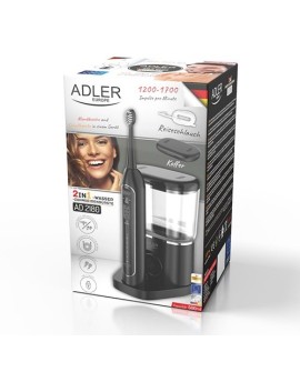Adler AD 2180B szczoteczka elektryczna Soniczna szczoteczka do zębów Czarny