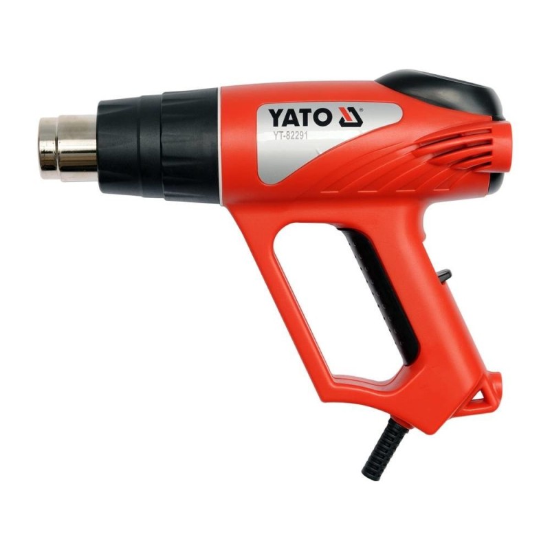 Yato YT-82291 opalarka Pistolet na gorące powietrze 500 l/min 550 °C 2000 W Czarny, Czerwony
