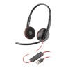 Poly Blackwire 3220 Stereo USB-A Headset (Bulk)