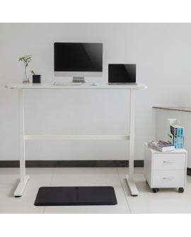 Biurko ręczna regulacja wys Ergo Office, max 40 kg, max wys 117cm, z blatem do pracy stojąco siedzącej, ER-401 W