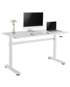 Biurko ręczna regulacja wys Ergo Office, max 40 kg, max wys 117cm, z blatem do pracy stojąco siedzącej, ER-401 W