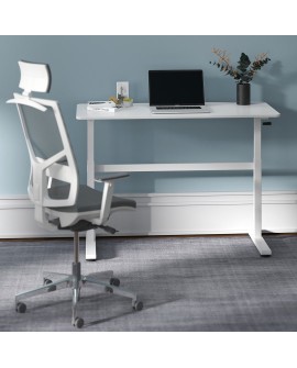 Biurko ręczna regulacja wys Ergo Office, max 40 kg, max wys 117cm, z blatem do pracy stojąco siedzącej, ER-401 W