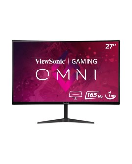 Viewsonic VX Series VX2718-2KPC-MHD LED display 68,6 cm (27") 2560 x 1440 px Quad HD Czarny