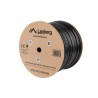 Kabel sieciowy zewnętrzne Lanberg LCU6-21CU-0305-BK (UTP 305m kat. 6 kolor czarny)