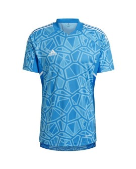 Koszulka męska adidas Condivo 22 Goalkeeper Jersey Short Sleeve niebieska HB1623