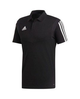 Koszulka męska adidas Tiro 19 Cotton Polo czarna DU0867