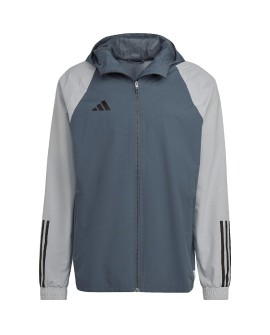 Kurtka męska adidas Tiro 23 Competition All-Weather szara HU1320