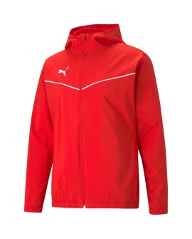 Kurtka męska Puma teamRISE All Weather Jacket czerwona 657396 01
