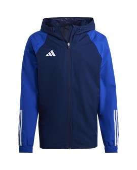 Kurtka męska adidas Tiro 23 Competition All-Weather granatowo-niebieska HK7657