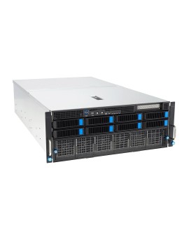 Platforma Asus Rack (4U) ESC8000A-E12 AMD Epyc 9004 (8x NVMe/SATA HS, 1xM.2, 2x10Gbe, IPMI, 2+2 3000W)