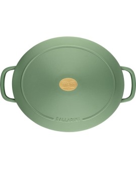 Garnek żeliwny owalny BALLARINI BELLAMONTE 75003-574-0 - 5,5 ltr zielony