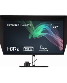 Viewsonic VP Series VP2786-4K monitor komputerowy 68,6 cm (27") 3840 x 2160 px 4K Ultra HD LCD Czarny