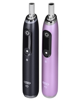 Braun Oral-B szczoteczka elektryczna iO 9N zestaw DUO BLACK ONYX & ROSE QUARTZ