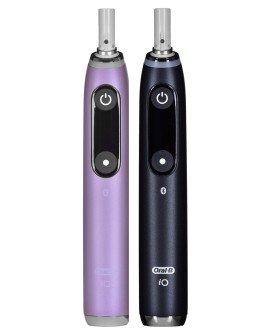 Braun Oral-B szczoteczka elektryczna iO 9N zestaw DUO BLACK ONYX & ROSE QUARTZ