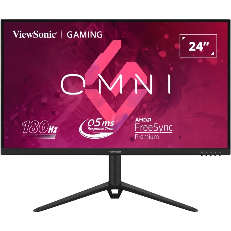 Viewsonic VX Series VX2428J monitor komputerowy 61 cm (24") 1920 x 1080 px Full HD LED Czarny