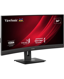 Viewsonic VG3456C monitor komputerowy 86,4 cm (34") 3440 x 1440 px UltraWide Quad HD LED Czarny