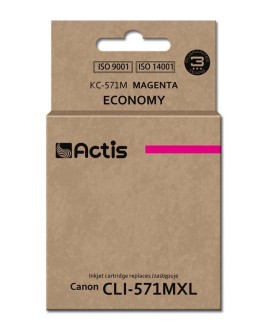 Actis KC-571M Tusz (zamiennik Canon CLI-571M Standard 12 ml purpurowy)