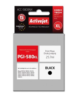 Activejet ACC-580BNX Tusz (zamiennik PGI-580XLBk Supreme 25.7 ml czarny)