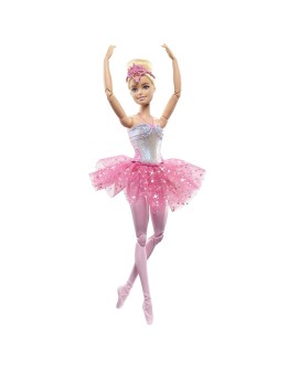 BARBIE Baletnica Magiczne światełka Lalka (blondynka) HLC25