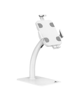 MACLEAN UCHWYT DO TABLETU ŚCIENNY/BIURKOWY Z BLOKADĄ 7,9"-11" UNIWERSALNY BIAŁY MC-468W