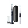 Elektryczna szczoteczka do zębów Oral-B iO8 Series Duo Dla dorosłych Akumulator Czarny Onyks/Biały Liczba główek szczoteczki w