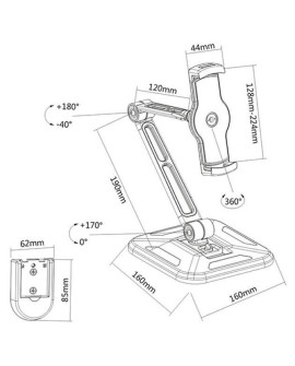 TECHLY PODSTAWKA UCHWYT DO TABLETU 4.7 - 12.9 BIUR