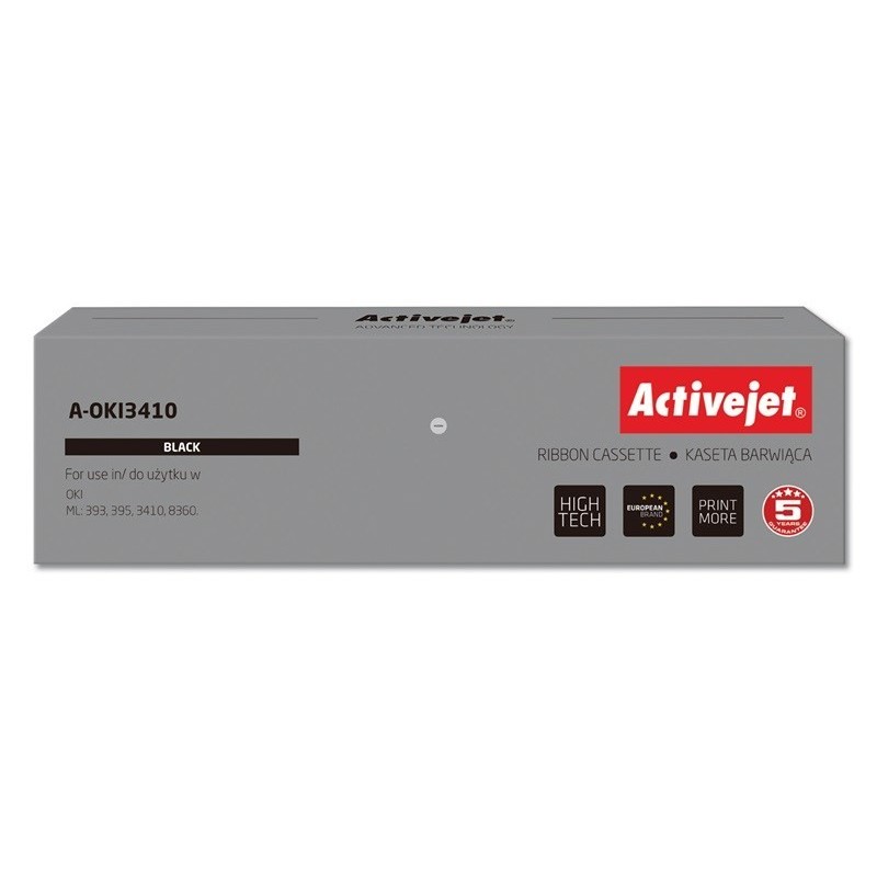 Activejet A-OKI3410 Taśma barwiąca (zamiennik OKI 9002308 Supreme czarny)
