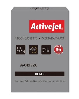 Activejet A-OKI320 Taśma barwiąca (zamiennik OKI 9002303 Supreme czarny)