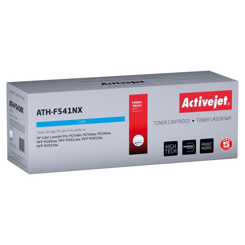 Activejet ATH-F541NX Toner (zamiennik HP 203X HP203X CF541X Supreme 2500 stron błękitny)