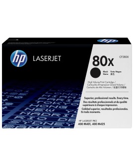 HP 80X svart LaserJet-tonerkassett med hög kapacitet, original kaseta z tonerem 1 szt. Oryginalny Czarny