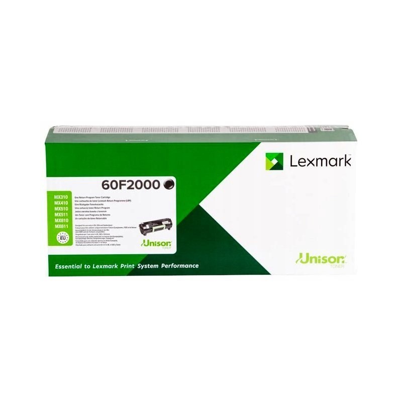Lexmark Toner 60F2000 Black
