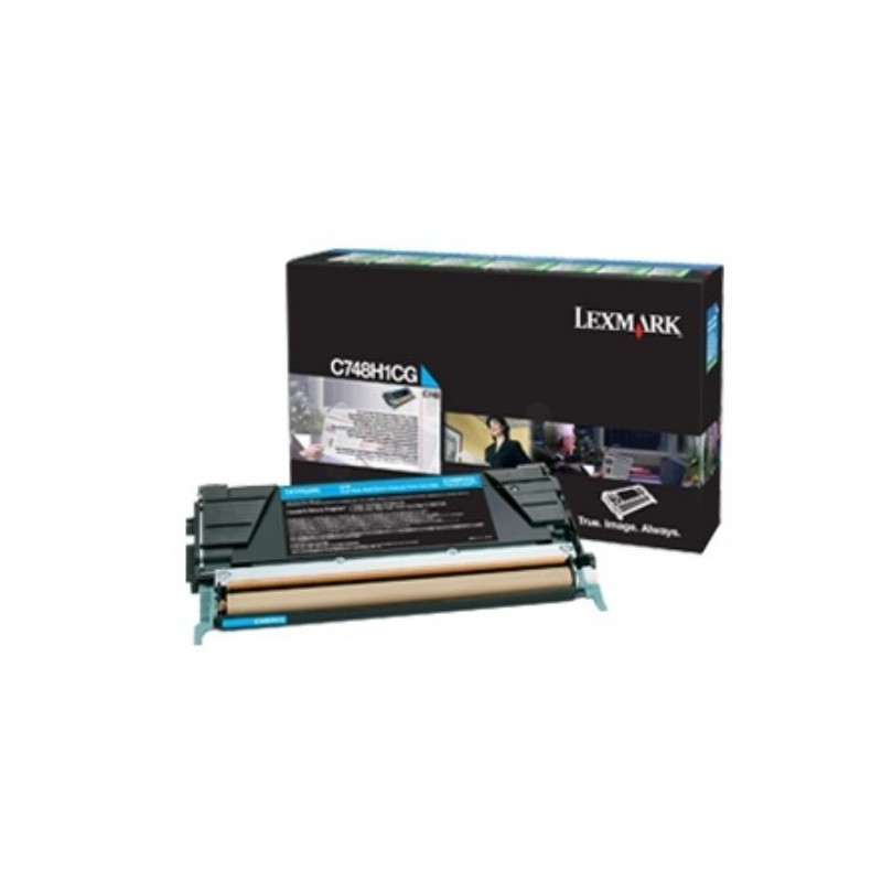 Lexmark C748H3CG kaseta z tonerem 1 szt. Oryginalny Cyjan