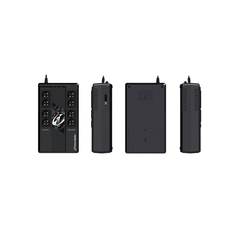 POWER WALKER UPS LINE-IN VI 800 MS FR 8X FRENCH, RJ45 IN/OUT, USB HID