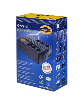 Zasilacz awaryjny UPS ORVALDI 750SP USB line-Interactive z USB