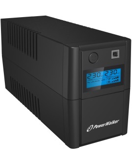 POWER WALKER UPS LINE-IN VI 650 SHL 650VA 2X SCHUKO, RJ11, USB, LCD
