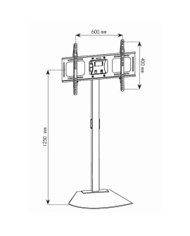 TECHLY STOJAK PODŁOGOWY TV LCD/LED 32-70 CALI 45KG