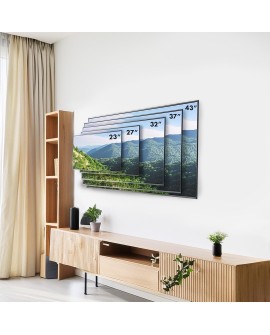 MACLEAN UCHWYT DO TELEWIZORA LUB MONITORAMAX. VESA 200X200, 23-43", 30KG, CZARNY MC-414