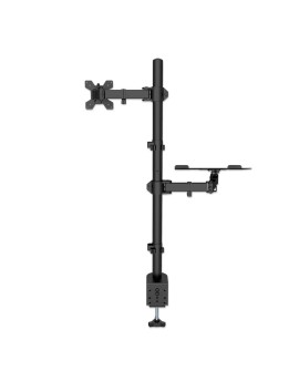 Manhattan 462136 uchwyt / stojak do monitorów 81,3 cm (32") Biurko Czarny