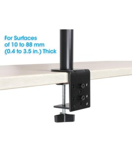 Manhattan 462136 uchwyt / stojak do monitorów 81,3 cm (32") Biurko Czarny