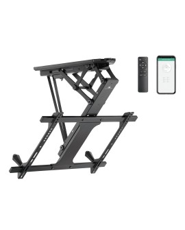 MACLEAN UCHWYT DO TV ELEKTRYCZNY SUFITOWY 32"-70" 35KG MC-880T