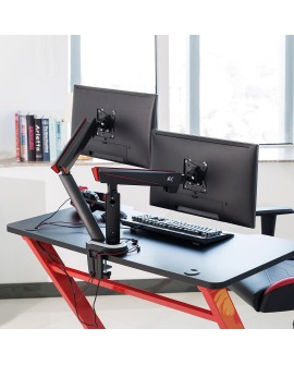 Uchwyt gamingowy na 2 monitory LCD NanoRS RS887 17-32" 2x 8kg (max 16kg) vesa 75x75 oraz 100x100