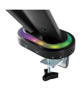Uchwyt gamingowy na 2 monitory LCD NanoRS RS887 17-32" 2x 8kg (max 16kg) vesa 75x75 oraz 100x100