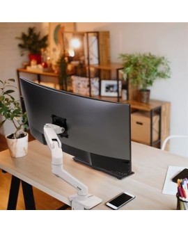 Ergotron HX Desk Monitor Arm Biały - uchwyt biurkowy do monitora