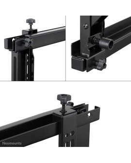 Neomounts WL95-800BL1 uchwyt do tablic informacyjnych 177,8 cm (70") Czarny